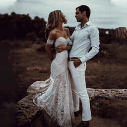 SWEMILE Bohemia Lace Mermaid Wedding Dresses With Removeable Sleeve Sweethear Sweep Train Custom Made Vestido De Noiva