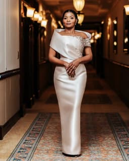 Sophisticated Off the Shoulder Beaded Satin Sheath Wedding Dresses Custom Made 2026 Vestido De Noival