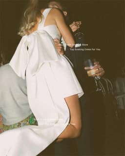 Xijun Simple White Satin Wedding Dresses Back Bow Sleeveless Short Bridal Gowns Spaghetti Straps Bride Gowns Formal Party Gowns