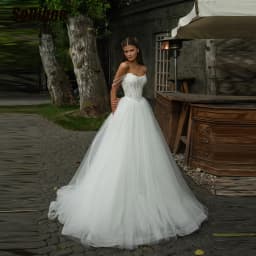 SoDigne A-line Lace/Tulle Wedding Dresses Off Shoulder Sleeveless Bridal Dress 2026 Bride Gown Vestidos De Novia Customized