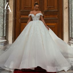 Sleeveless Wedding Dress 2026 Sweetheart Off the Shoulder Ball Gown Princess Bride LelaAcra SM27 Plus Size Vestido De Noiva