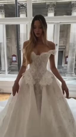 Oine Luxury Wedding Dress 2026 Lace Corset Vestidos De Novia Sleeveless A-Line Off Shoulder Dresses For Bridal Gowns Customized