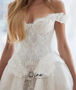 Oine Luxury Wedding Dress 2026 Lace Corset Vestidos De Novia Sleeveless A-Line Off Shoulder Dresses For Bridal Gowns Customized