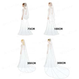 BECHOYER Customized Veil Wedding Dress Appliques Lace Tulle Bride Gown Vestido De Noiva ACC