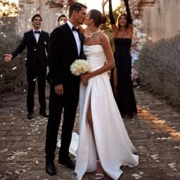 Elegant Satin Wedding Dresses 2026 Pleated Civil Bridal Dress Women's Side Slit Church Bride Wedding Ceremony Gowns Customized