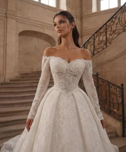Luxury Shiny Wedding Dresses Sweetheart Women's A Line Bridal Gowns Sequined Off Shoulder Ruffles Vestidos De Novia Customized