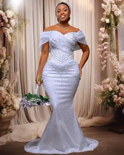 Luxury Mermaid Wedding Dresses Off The Shoulder Illusion Neck Beaded Bridal Dresses Detachable African Women Vestido De Novia