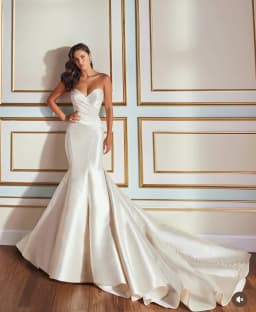 Customized Sexy Wedding Dress, Sweetheart Collar, Sleeveless Mermaid Drawtail, Ladies' Wedding Dress Amanda Novias