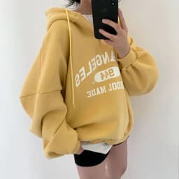 Women's Zipper Hoodie Sweatshirt Thickened Fleece Autumn Winter Outerwear Loose plus Size Korean Style Fashionable Streetwear