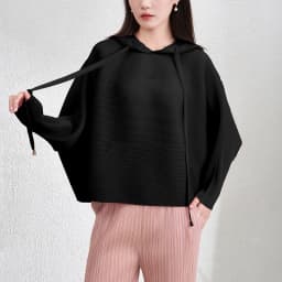 LANMREM Fashion Elastic Pleated Hoodie Tops Women 2025 Autumn New Casual Loose Batwing Sleeve Pullover Short Sweatshirt 2DB3974