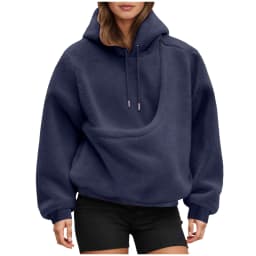 Cat Lovers Hoodie For Women Kangaroo Dog Pet Holder Carrier Big Pocket Fleece Pullovers Animal Pouch Hooded Sweatshirt Tops