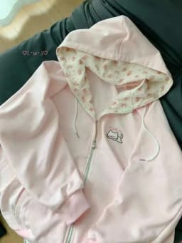 Japanese Kawaii Sweatshirt Long Seleeve Casual Women Subculture Hoodies Dots Print Coat Cute Sweet Style Chic Women Clothing