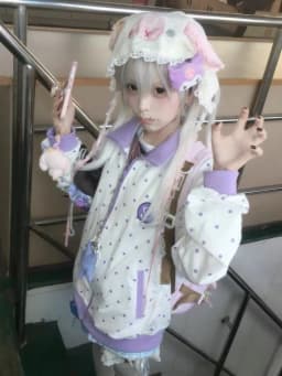 HOUZHOU Y2k White Cutecore Juminocore Polka Dot Women Zipper Hoodies Sweet Long Sleeve Japanese Style Coat Kawaii Loose Casual