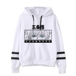 Anime Jujutsu Kaisen Hoodie Woman Gojo Satoru Graphic Hoodies Japanese Fashion Cartoon Hooded Long Sleeve Pullovers Winter Tops