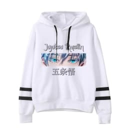 Anime Jujutsu Kaisen Hoodie Woman Gojo Satoru Graphic Hoodies Japanese Fashion Cartoon Hooded Long Sleeve Pullovers Winter Tops