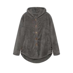 Fashion Trend Autumn and Winter Press-pleated Printed Turn-collar Long-sleeved Shirt Two-piece Furry Coat