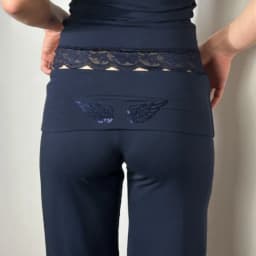 Sequin Angel's Wings Hoodies Women Loose Long Sleeve Pullovers Top Slim Yoga Pant Set 2025 New Casual Lady Two Piece Sets