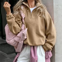 Pink Winter Lamb Fleece Hoodie Women Zipper Lapel Pullover флисовая кофта женская кофта женская