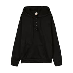 European and N Women's Long-sleeved Loose Casual Hooded Drawstring Pocket Hoodie