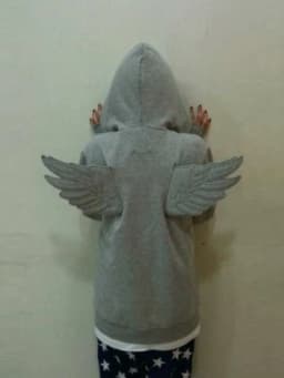 Angel Wing Embroidered Hoodie Pullover Women Sweatshirt Wing Decoration Tops Back Spring Y2k Street Harajuku Loose Pullover