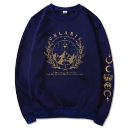 Velaris Sweatshirt with Sleeve Print Shirt ACOTAR Merch Sarah J Maas Sweater City of Starlight Pullover Feyres Tattoo Sweatshirt
