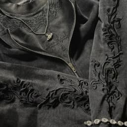 New Vine Embroidered Women Hoodie High Street Washed Black Gray Men Women Sweatshirt Gothic Harajuku Streetwear Casual Hoodie