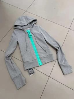 Y2K Giant Zipper Hoodie Women's Streetwear Harajuku Style Autumn Top Slim Fit Long Sleeve O-Ring Zipper Jacket Coat