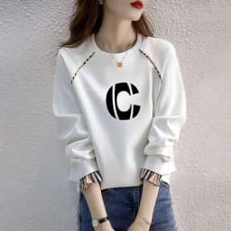Spring Autumn Female Cotton Hoodies Sweatershirts New Women Fashion Long Sleeved Pullover Tops Casual Chic Hoodies Shirts