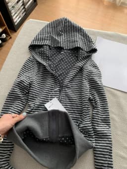 Hooded Stripe Hoodie Zipper Long Sleeve Sudaderas De Mujer Y2k Harajuku Clothes Woman Clothing Subculture Autumn Pulls Femmes