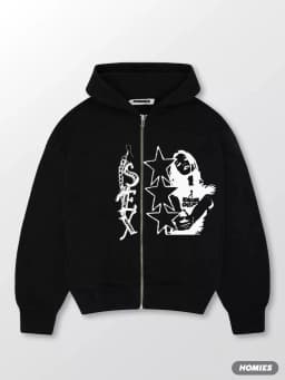 Y2k Trendy Rose Red Letters Hoodies Women Grunge Hip Hop Streetwear Sweatshirt Tops Retro American Oversized Hoodie Men Clothing