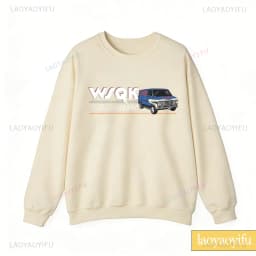 WSQK The Squawk 94.5 FM Radio Sweatshirt Wsqk Unisex Sweatshirts Vintage Sci-fi Crewneck 80s Nostalgic Sweater Retro Shirt Gift