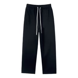 Custom LOGO men's new plush hooded straight leg wide leg zippered sports jogging pants set 350G high-quality sports jogging