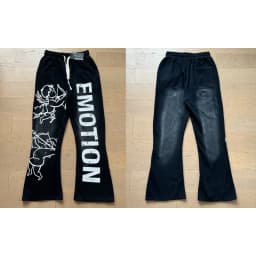 Mixed Emotion Zipper Hoodie Thin 100% Cotton Diamond Pattern Casual Streetwear Sweatshirt Mixed Emotion Jacket Pants