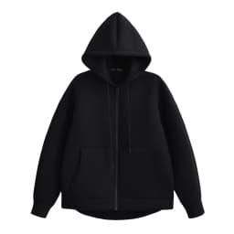 DUOPERI Women Fashion Solid Front Zipper Hooded Sweatshirt Casual Long Sleeves Jackets Female Chic Lady Outfits