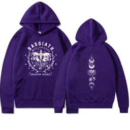 Fourth Wing Hoodie Basgiath War College Hooded Dragon Rider Sweater The Empyrean Series Sweatshirt Unisex Casual Hoodies