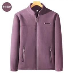Women Thickened Fleece Winter Jacket Embroidery Zipper Thermal Plush Polar Fleece High Collar Cardigan Coats Outdoor Sweatshirt