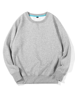 Streamgirl Winter 2023 Women Sweatshirts Warm Casual Slim Fleece Pullovers Gray Velvet Winter Sweatshirts For Women Winter