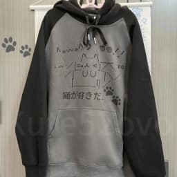 Autumn Japanese Kawaii Cute Y2k Aesthetic Patchwork Fleece Hoodie Women Cartoon Cat Print Harajuku Retro Streetwear Sweatshirt