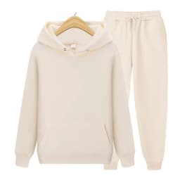 2024 new Men's ladies casual wear suit sportswear suit solid color pullover + pants suit autumn and winter fashion suit