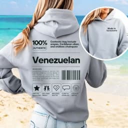 Venezuelan Hoodie Veneka Pullover Venezuela Gifts for Venezuelan Friend & Family, Veneka Sweater Personalized Christmas Gift Top