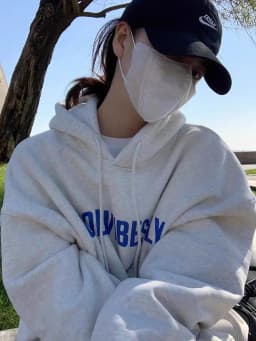 Korean Fashion Loose Sweater Women Autumn Winter 2025 Long Sleeve Hooded Shirt Letter Print Pullover Tops Casual Sweatshirts