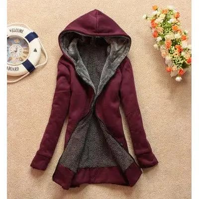 Winter Warm Women's Wool Coat Jackets Thick 2108 Stylish Waist-Cinching Design Fashionable Ladies' Sweater-Shirt Category