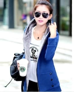 Winter Warm Women's Wool Coat Jackets Thick 2108 Stylish Waist-Cinching Design Fashionable Ladies' Sweater-Shirt Category