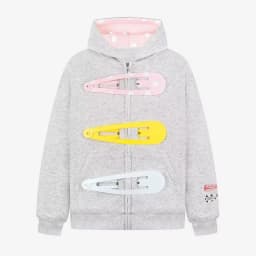 American Funny Detachable Hairpin Sweatshirt Sweet Retro Zip Jacket Polka Dot Splicing Hooded Sweatshirt Punk Sweatshirt Women