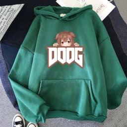 English VTuber Inugami Korone Hoodie Women Anime Kawaii Hoodies Unisex Autumn Winter Harajuku Hooded Sweatshirts Bluzy