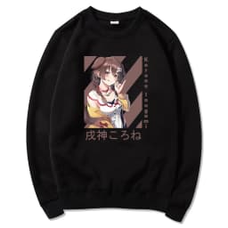 English VTuber Inugami Korone Hoodie Women Anime Kawaii Hoodies Unisex Autumn Winter Harajuku Hooded Sweatshirts Bluzy