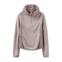 Women Outdoor Splice Fleece Loose Casual Pullover Hooded Sweatshirt Jacket Girls Streetwear Sweatshirts T Shirt Coat Tops