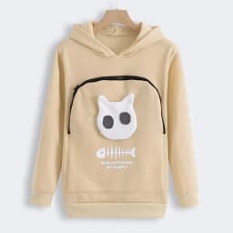 Lovers Sweatshirt Kangaroo Dog Pet Paw Hoodie Pullovers Fashionable Ladies' Clothing Comfortable Soft Material