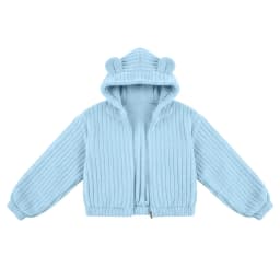 Fuzzy Fleece Zip Up Hoodies Women Cute Bear Oversized Hooded Sweatshirts Winter Plush Jackets Cute Funny Casual Hoodies Outwear