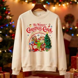Tis The Season To Be Jolly Muppet Show Christmas Carol Sweatshirt Funny Retro Christmas Gift Family Christmas Roupas Feminina